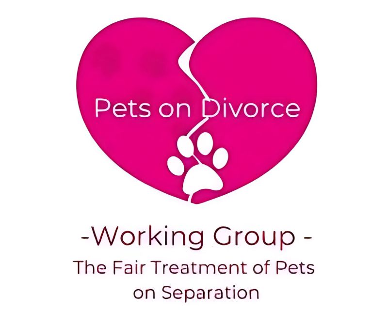 Pets on Divorce. picture of Pets on divorce logo for  pet law group by Estella Newbold-Brown amphlett lissimore