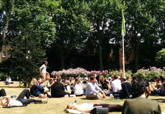 paddington street gardens marylebone our village green under threat from harley street bid