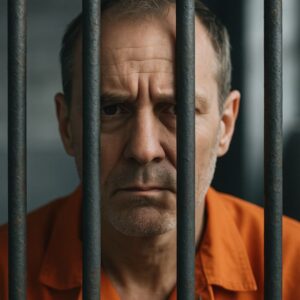 picture of man in jail.