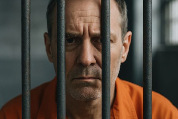picture of man in jail.