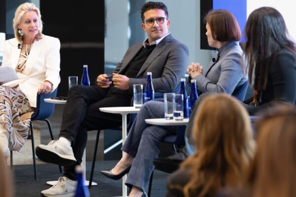 Picture of Citywealth Forum panel Emily Dreas bank of america private bank arya kroll los angels and lisa barksdale bank of america