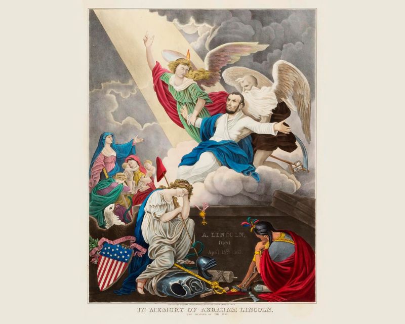 Picture of In Memory of Abraham Lincoln: Smithsonian American Art Museum, Museum purchase. Artist. D. Wiest.